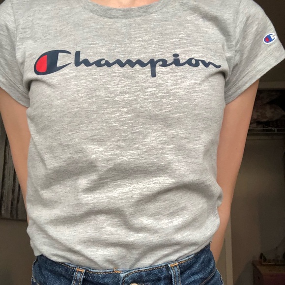 Large Champion Tight Tee Shirt - Picture 3 of 6